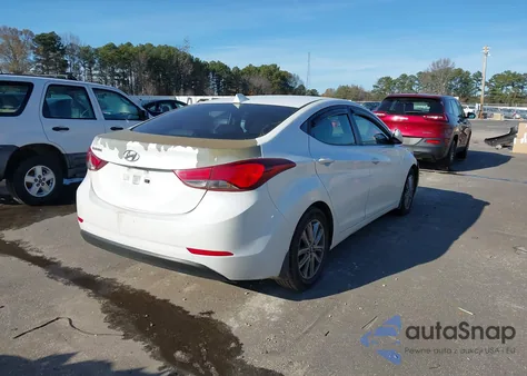2016 Hyundai Elantra Se from USA, damaged, VIN 5NPDH4AE8GH754689